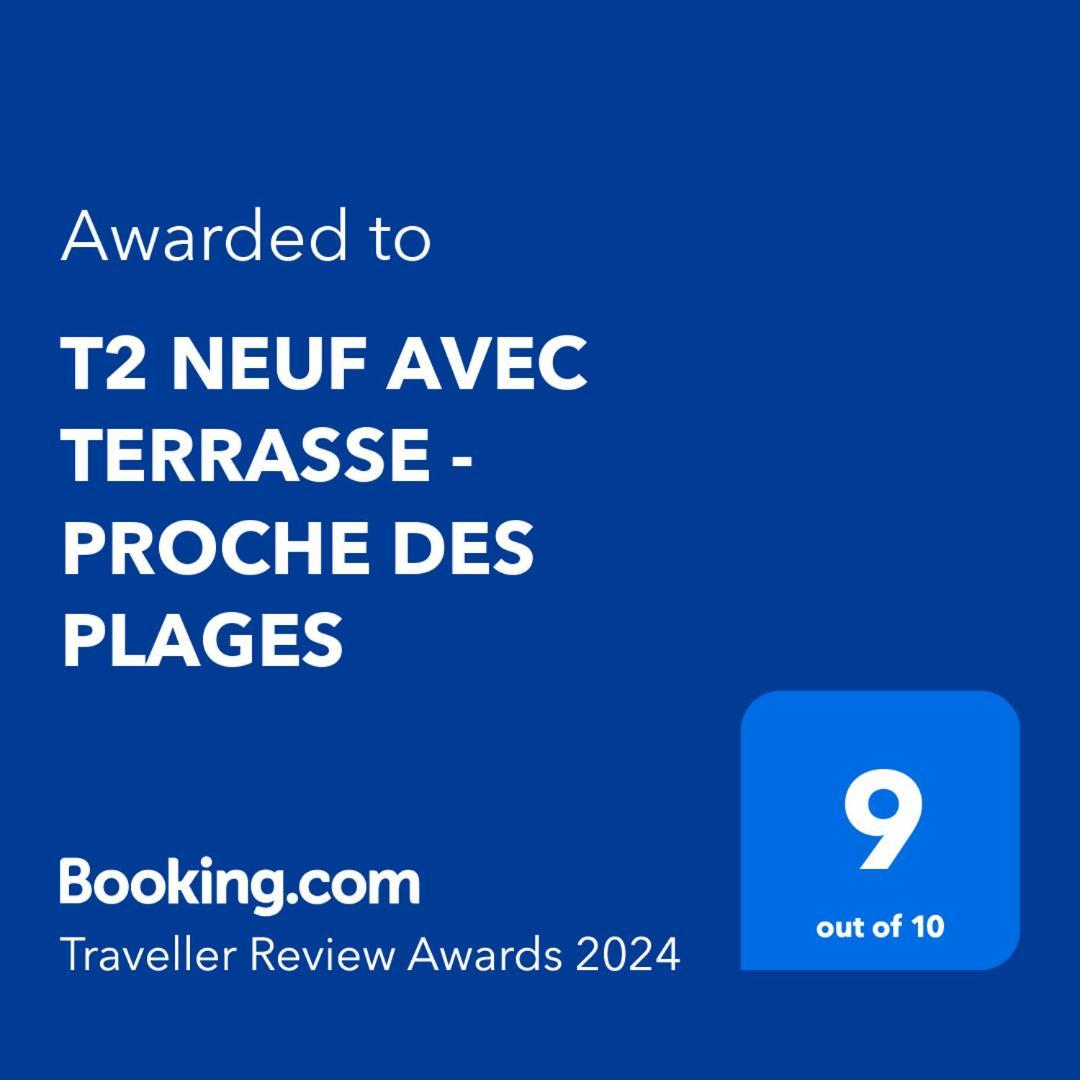 T2 Neuf Avec Terrasse - Proche Des Plages 생시르쉬르메르 외부 사진